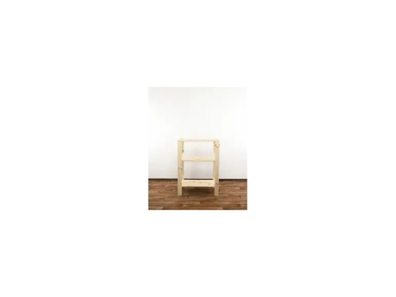 PROREGAL Holzregal Woodland HxBxT 115 x 80 x 50 cm Fachlast 120 kg 3 Fachboden Kiefernholz Natur