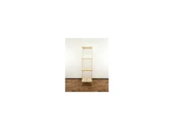 PROREGAL Holzregal Woodland HxBxT 166,4 x 80 x 50 cm Fachlast 120 kg 4 Fachboden Kiefernholz Natur