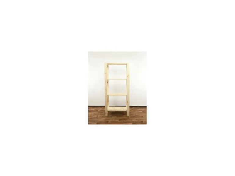 PROREGAL Holzregal Woodland HxBxT 166,4 x 80 x 50 cm Fachlast 120 kg 4 Fachboden Kiefernholz Natur