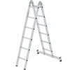 PROREGAL Klappleiter 2-Teilig mit Traverse 2 x 6 Sprossen