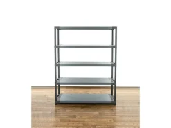 PROREGAL Kunststoffregal Grey Bear Tall HxBxT 180 x 140 x 46 cm Fachlast 70 kg Grau