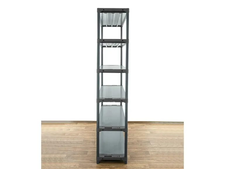 PROREGAL Kunststoffregal Big Grey Bear Extra-Tall HxBxT 220 x 140 x 46 cm Fachlast 120 kg Grau