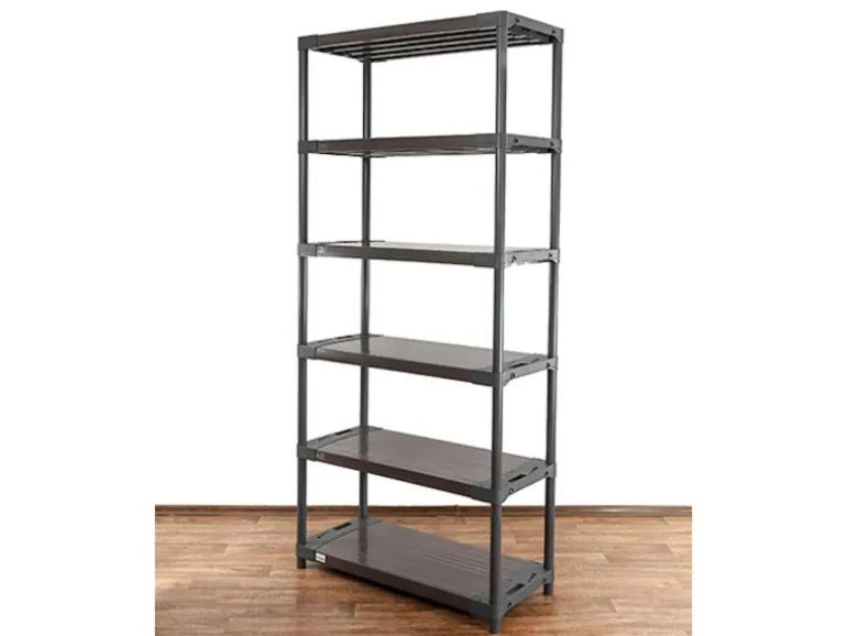 PROREGAL Kunststoffregal Big Grey Bear Extra-Tall HxBxT 220 x 100 x 46 cm Fachlast 160 kg Grau