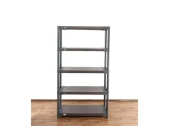 PROREGAL Kunststoffregal Grey Bear Tall HxBxT 180 x 110 x 46 cm Fachlast 120 kg Grau