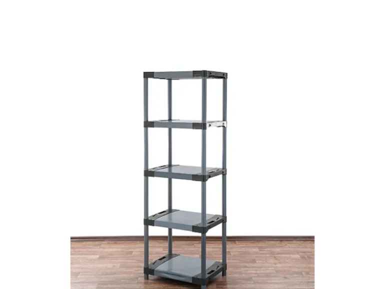PROREGAL Kunststoffregal Big Grey Bear Tall HxBxT 180 x 70 x 46 cm Fachlast 160 kg Grau