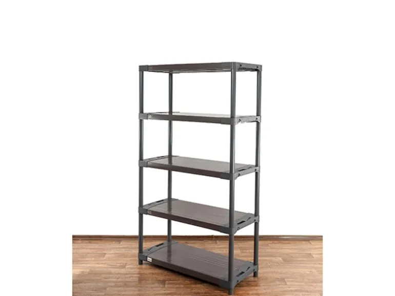 PROREGAL Kunststoffregal Big Grey Bear Tall HxBxT 180 x 110 x 46 cm Fachlast 160 kg Grau