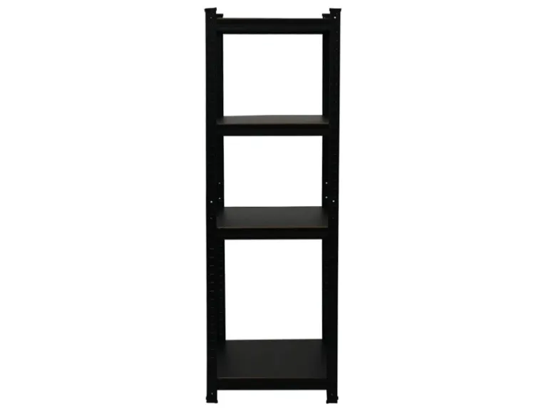 PROREGAL Mega Deal 2 x All Black Series Schwerlastregal Ragnar HxBxT 150 x 45 x 45 cm Fachlast 100 kg Matt Schwarz Kellerregal Steckregal Garagenregal