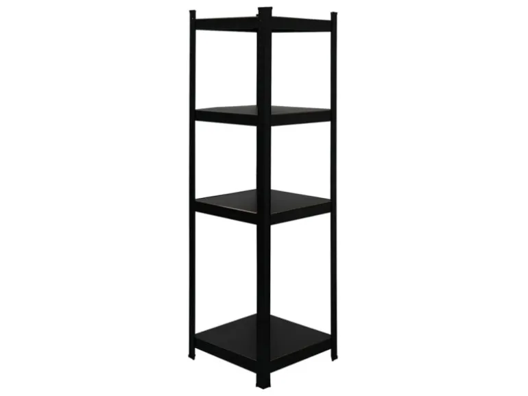 PROREGAL Mega Deal 2 x All Black Series Schwerlastregal Ragnar HxBxT 150 x 45 x 45 cm Fachlast 100 kg Matt Schwarz Kellerregal Steckregal Garagenregal