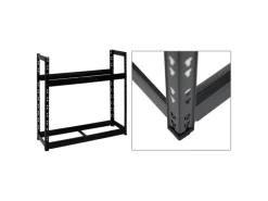 PROREGAL Mega Deal 3x Reifenregal Tiger HxBxT 100 x 110 x 35 cm bis zu 24 Reifen Schwarz