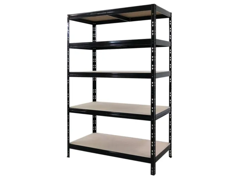 PROREGAL Mega Deal 5X Schwerlastregal Tiger HxBxT 180x120x60cm Fachlast 265kg Schwarz
