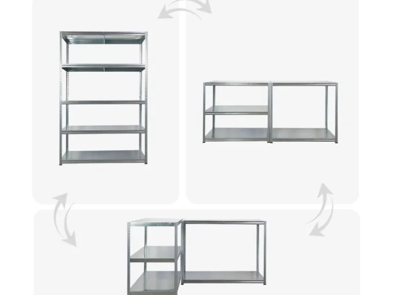 PROREGAL Mega Deal 5x Schwerlastregal Steel Eagle HxBxT 180x120x60cm Fachlast 130kg Verzinkt
