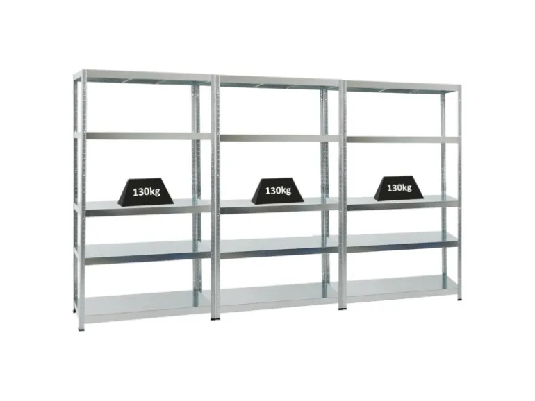 PROREGAL Mega Deal 3x Schwerlastregal Steel Eagle HxBxT 180 x 100 x 40 cm Fachlast 130 kg Verzinkt