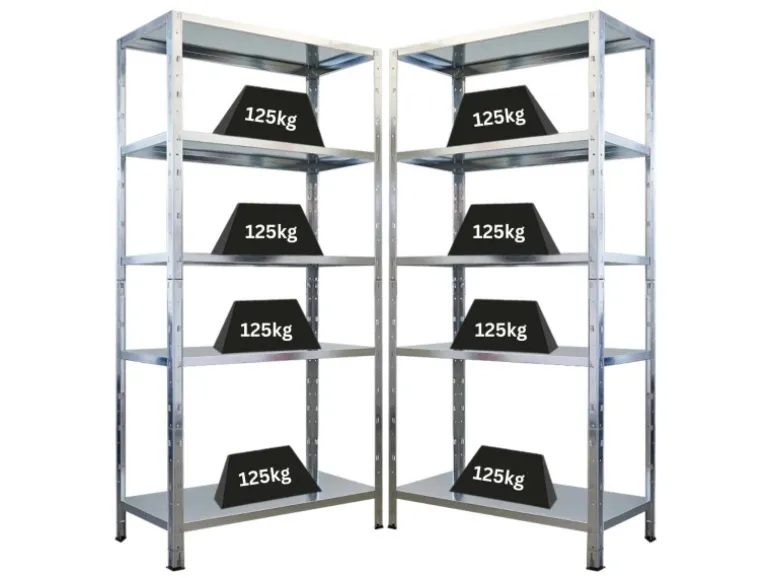 PROREGAL Mega Deal 2x Schwerlastregal Ares HxBxT 180x90x40cm Fachlast 125 kg Verzinkt