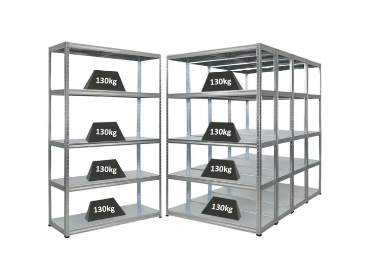 PROREGAL Mega Deal 5x Schwerlastregal Steel Eagle HxBxT 180x120x40 cm Fachlast 130kg Verzinkt
