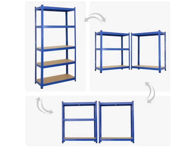 PROREGAL Mega Deal 2x Schwerlastregal Ragnar HxBxT 180 x 90 x 40 cm Fachlast 175 kg Blau
