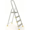 PROREGAL Metal Single Giraffe Einseitige-Aluminium-Bügelleiter 6 Stufen 194 cm Hoch Leiter Trittleiter Stufenleiter Stehleiter Haushaltsleiter