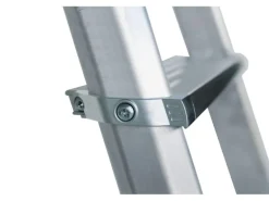 PROREGAL ML Stufen-Stehleiter Einseitig Begehbar Aluminium Eloxiert 5 Stufen