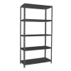PROREGAL Schraubregal Panda HxBxT 180 x 80 x 50 cm Fachlast 100 kg Anthrazit