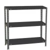 PROREGAL Schraubregal Panda Small HxBxT 100 x 110 x 40 cm Fachlast 90 kg Anthrazit