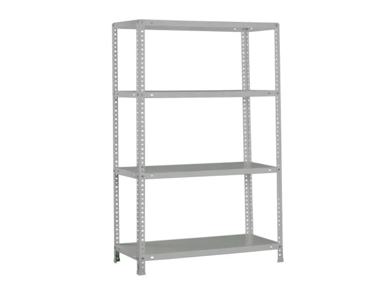 PROREGAL Schraubregal Panda Mid HxBxT 150 x 100 x 30 cm Fachlast 100 kg Grau