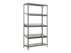 PROREGAL Schrägbodenregal Dowa Stecksystem HxBxT 200 x 100 x 40 cm Fachlast 200 kg Verzinkt