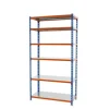 PROREGAL Schwerlastregal Giant Metal Shark HxBxT 250 x 90 x 50 cm Fachlast 180 kg Blau-Orange