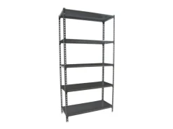PROREGAL Schwerlastregal Metal Shark HxBxT 180 x 80 x 40 cm Fachlast 180 kg Anthrazit