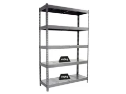 PROREGAL Schwerlastregal Metal Yeti Five HxBxT 200 x 120 x 60 cm Fachlast 400 kg Grau