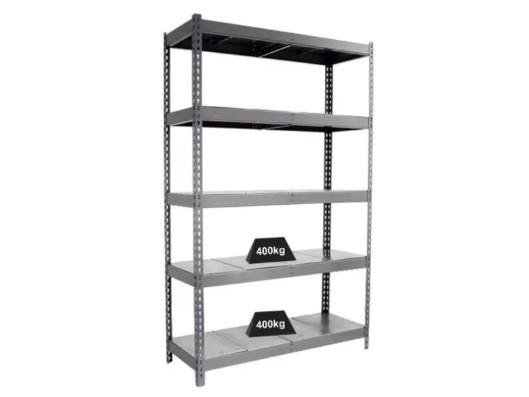 PROREGAL Schwerlastregal Metal Yeti Five HxBxT 200 x 120 x 60 cm Fachlast 400 kg Grau