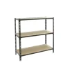 PROREGAL Schwerlastregal Baby Muli HxBxT 90 x 120 x 50 cm 3 Fachböden Fachlast 200 kg Anthrazit