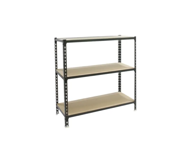 PROREGAL Schwerlastregal Baby Muli HxBxT 90 x 120 x 50 cm 3 Fachböden Fachlast 200 kg Anthrazit