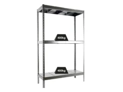 PROREGAL Schwerlastregal Big Metal Yeti Three HxBxT 200 x 180 x 45 cm Fachlast 400 kg Verzinkt