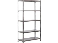 PROREGAL Schwerlastregal Metal Shark HxBxT 180 x 90 x 30 cm Fachlast 180 kg Verzinkt