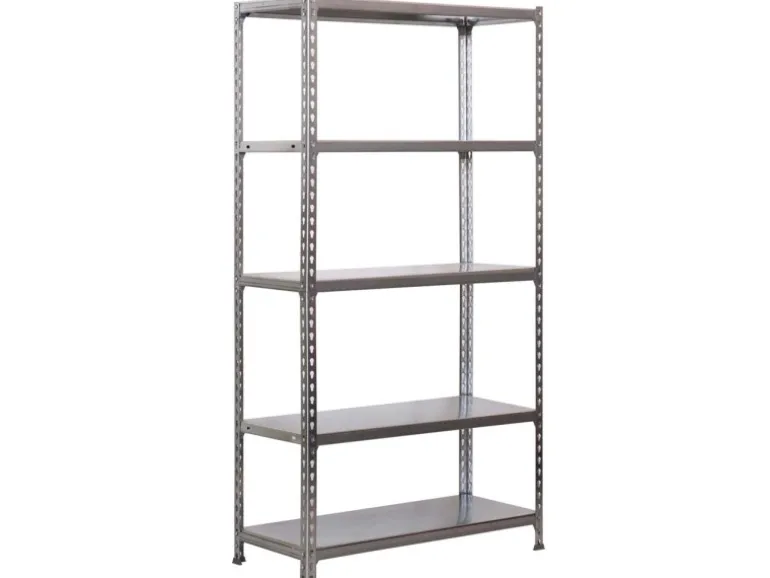 PROREGAL Schwerlastregal Metal Shark HxBxT 180 x 90 x 30 cm Fachlast 180 kg Verzinkt