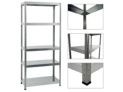 PROREGAL Schwerlastregal Steel Eagle HxBxT 180 x 80 x 40 cm Fachlast 130 kg Verzinkt