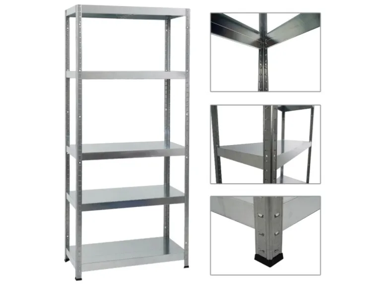 PROREGAL Schwerlastregal Steel Eagle HxBxT 180 x 80 x 40 cm Fachlast 130 kg Verzinkt