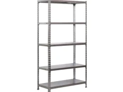 PROREGAL Schwerlastregal Big Metal Shark HxBxT 200 x 100 x 30 cm Fachlast 180 kg Verzinkt