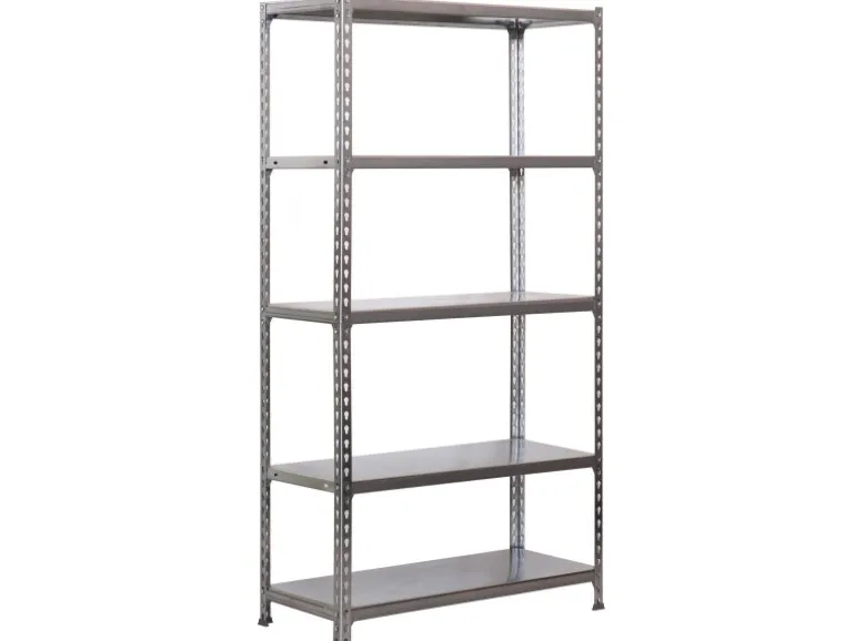 PROREGAL Schwerlastregal Big Metal Shark HxBxT 200 x 100 x 30 cm Fachlast 180 kg Verzinkt