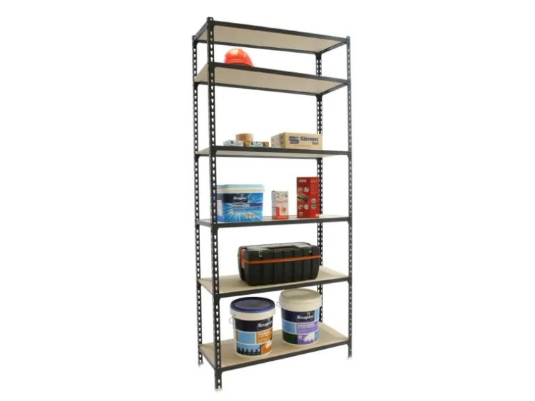 PROREGAL Schwerlastregal Giant Muli HxBxT 250 x 80 x 30 cm 6 Fachböden Fachlast 150 kg Anthrazit