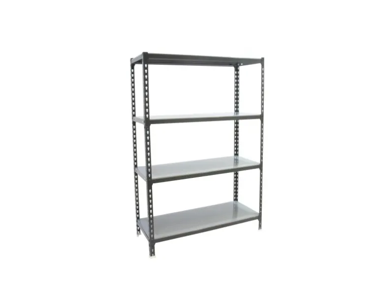 PROREGAL Schwerlastregal Mid Metal Shark HxBxT 150 x 80 x 50 cm Fachlast 180 kg Anthrazit-Verzinkt