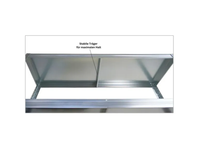 PROREGAL Schwerlastregal Steel Eagle HxBxT 180x100x60cm Fachlast 130kg Verzinkt