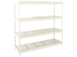 PROREGAL Schwerlastregal Metal Beast Four HxBxT 200 x 150 x 45 cm Fachlast 600 kg Weiß