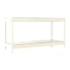 PROREGAL Schwerlastregal Mini Metal Yeti Two HxBxT 90 x 120 x 45 cm Fachlast 400 kg Weiß