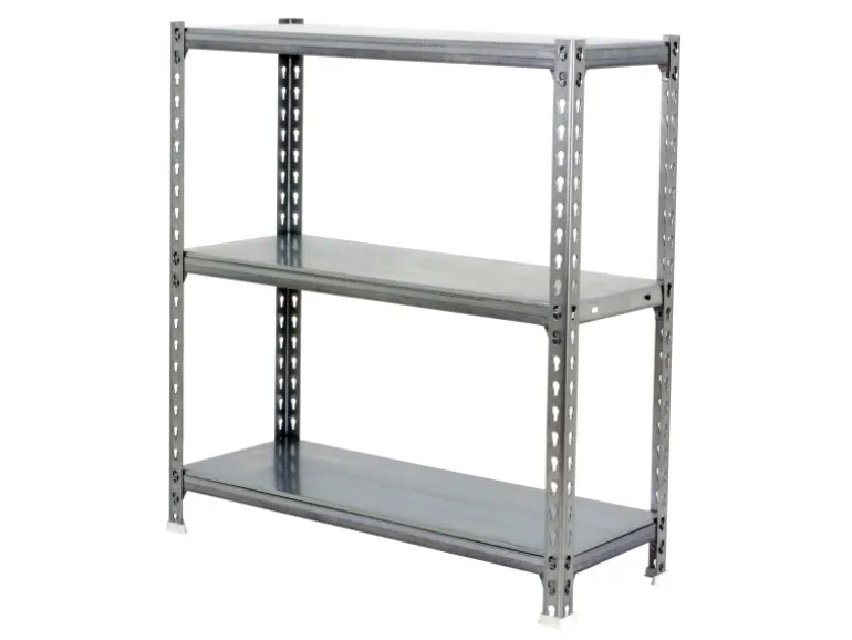 PROREGAL Schwerlastregal Small Metal Shark HxBxT 100 x 100 x 40 cm Fachlast 180 kg Verzinkt