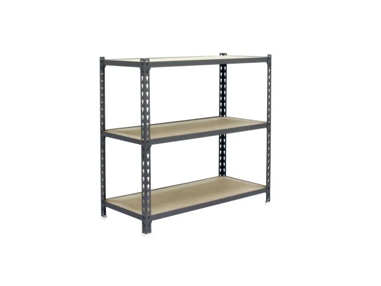 PROREGAL Schwerlastregal Baby Muli HxBxT 90 x 120 x 40 cm 3 Fachböden Fachlast 200 kg Grau