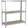 PROREGAL Schwerlastregal Baby Muli HxBxT 90 x 100 x 40 cm 3 Fachböden Fachlast 150 kg Verzinkt