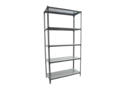 PROREGAL Schwerlastregal Big Metal Shark HxBxT 200 x 100 x 30 cm Fachlast 180 kg Anthrazit-Verzinkt