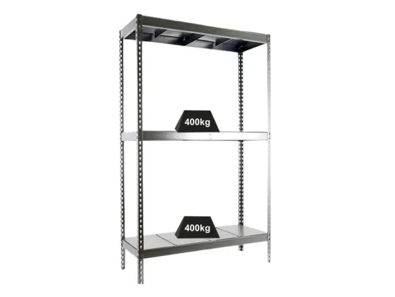 PROREGAL Schwerlastregal Big Metal Yeti Three HxBxT 200 x 120 x 75 cm Fachlast 400 kg Verzinkt