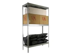 PROREGAL Schwerlastregal Big Metal Yeti Three HxBxT 200 x 120 x 75 cm Fachlast 400 kg Verzinkt