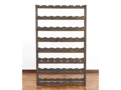 PROREGAL Weinregal Pinotwine HxBxT 118 x 72 x 25 cm 56 Flaschen Massives Kiefernholz Braun Geölt